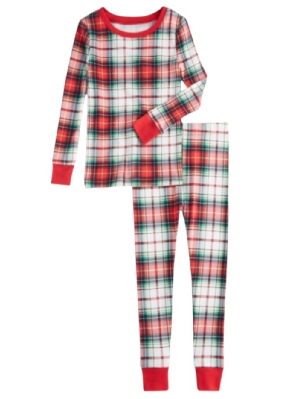 Holiday Lane  Winterton Plaid Cotton Snug Fit  Pajamas Set 12Y - NWT